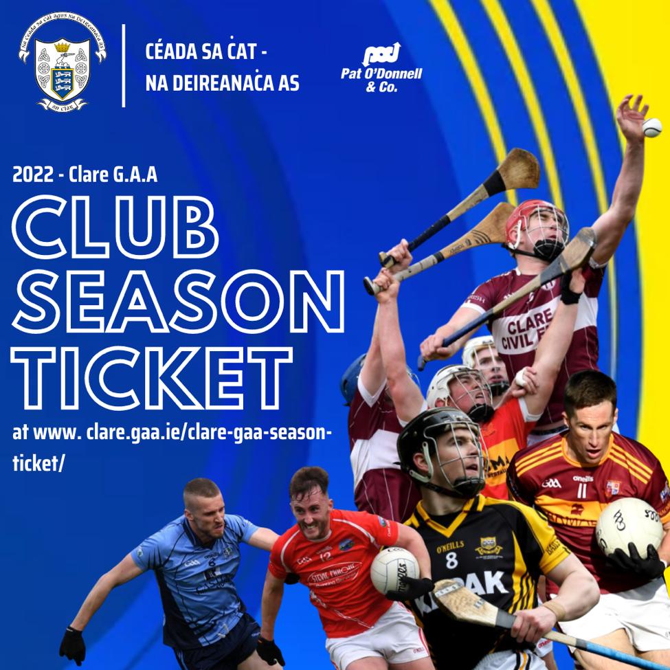 Clare Gaa Season Ticket