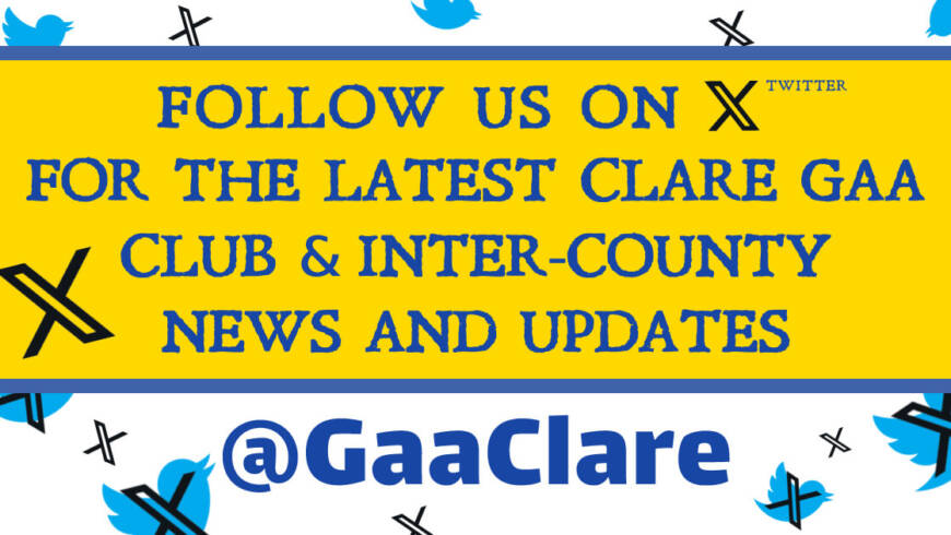 Follow Clare GAA on 𝕏