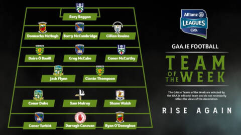 Quilligan, Hogan, Kelly and Rouine make GAA.ie Team of the Week